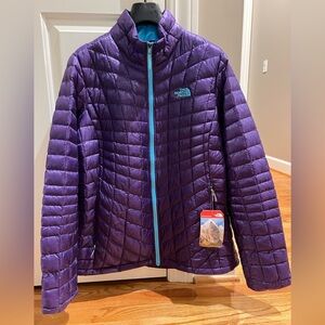 The North Face Dark Purple Quilted Jacket